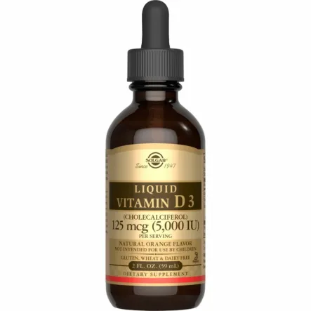 Liquid Vitamin D3 (Witamina D3 w Płynie) 59 ml - Solgar