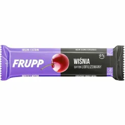 Baton Liofilizowany WIŚNIA Bezglutenowy Bez Dodatku Cukru 10 g - Frupp
