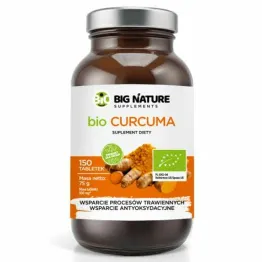 Tabletki Curcuma BIO 150 Sztuk - Big Nature
