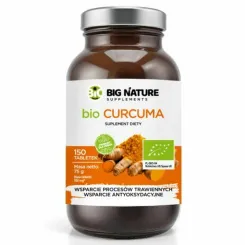 Tabletki Curcuma BIO 150 Sztuk - Big Nature