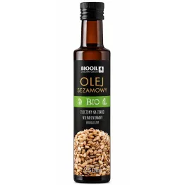 Olej Sezamowy Nierafinowany Tłoczony na Zimno Bio 250 ml - Biooil