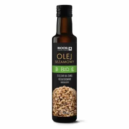 Olej Sezamowy Nierafinowany Tłoczony na Zimno Bio 250 ml - Biooil