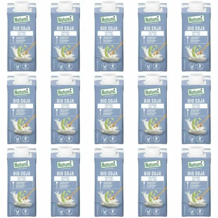15 x Zagęszczony Produkt Sojowy do Gotowania i Pieczenia Bezglutenowy Bio 200 ml - Natumi
