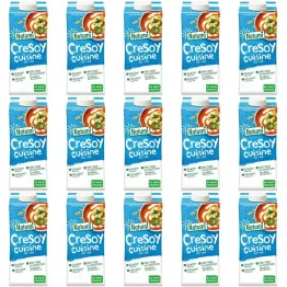 15 x Zagęszczony Produkt Sojowy do Gotowania i Pieczenia Bezglutenowy Bio 200 ml - Natumi