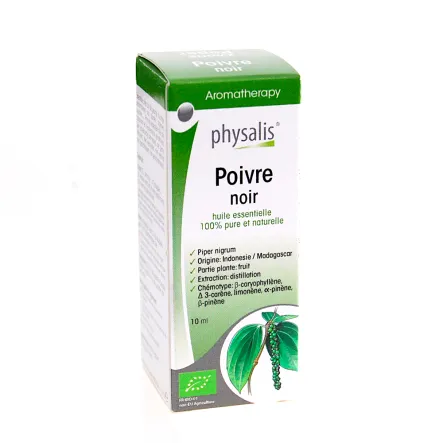 Olejek Eteryczny Zwarte Peper Pieprz Czarny Bio 10 ml Physalis - Wyprzedaż