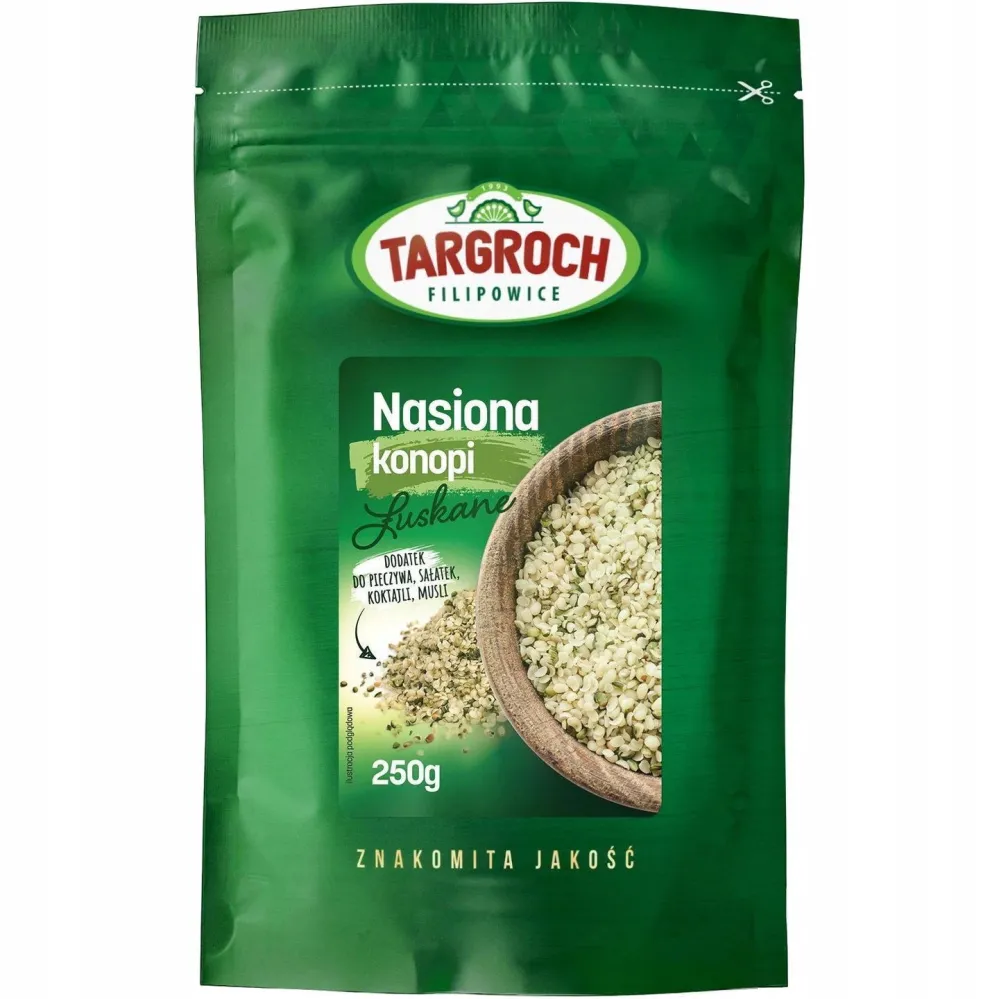 Nasiona Konopi Łuskane 250 g - Targroch