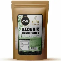 Błonnik Bambusowy 500 g - MK Nutrition - Wykorzystywany w wypiekach Keto jako Mąka Bambusowa