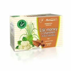 Herbatka Ziołowa MORWA Z CYNAMONEM I TRAWĄ CYTRYNOWĄ 48 g (24x 2 g) -  Herbapol Wrocław