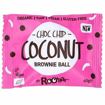 Ciastko Brownie Ball (Daktyl Kokos Czekolada) Bio 40 g - ROOBAR