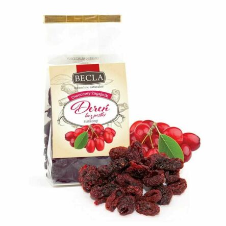 Dereń Suszony Bez Pestki 50 g - Becla