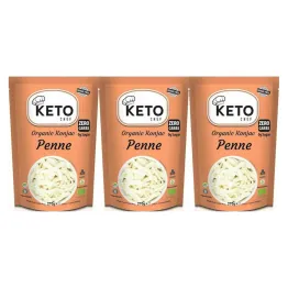 3 x Makaron Konjac Penne Bio 270 g (200 g) - Keto Chef
