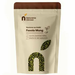Fasola Mung Nasiona na Kiełki 250 g - Naturalnie Zdrowe
