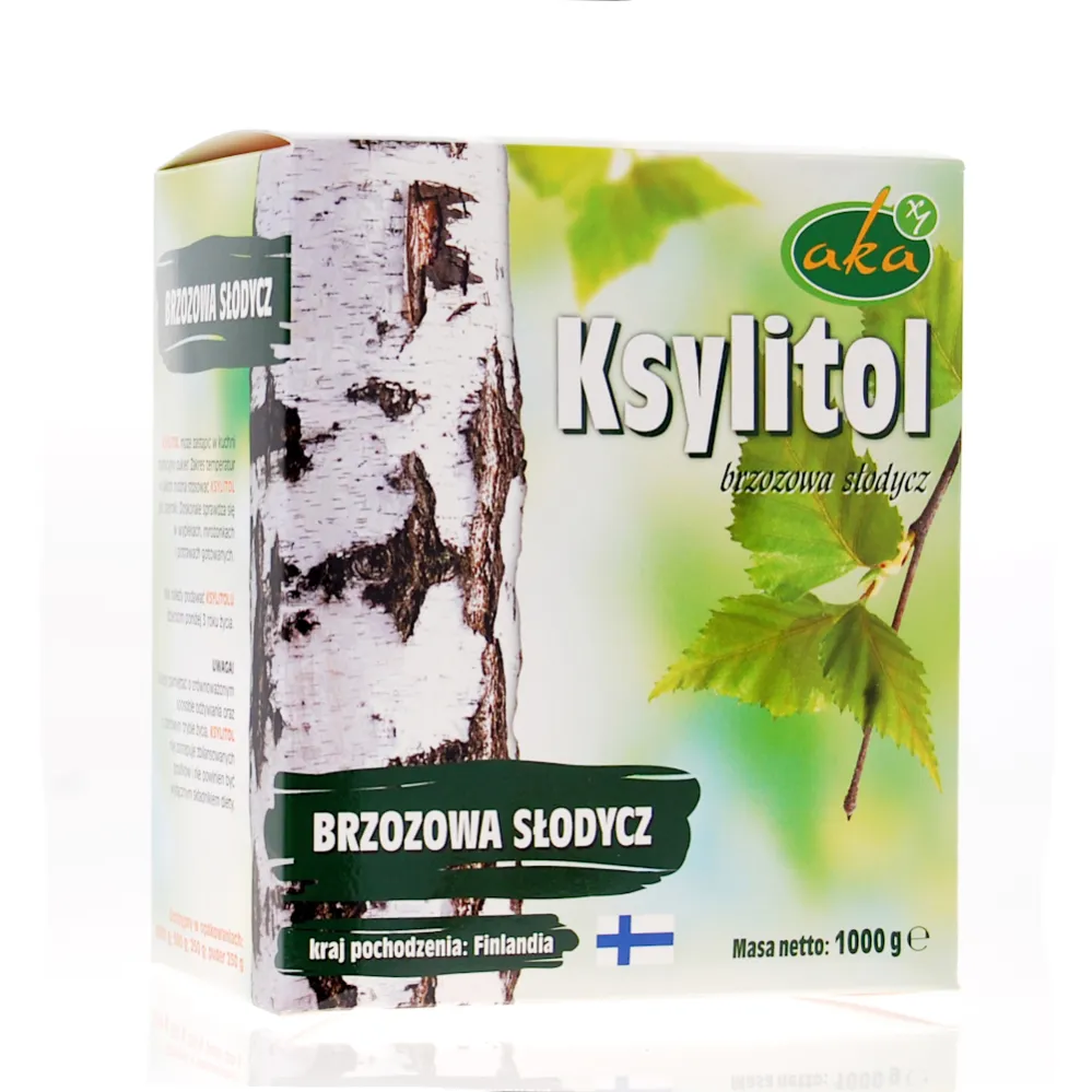 Ksylitol Fiński (Cukier Brzozowy Danisco Oryginalny Xylitol z Brzozy Finlandia) 1 kg - Aka