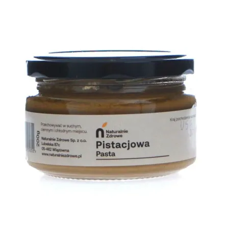 Pasta Pistacjowa Naturalna 200 g - Naturalnie Zdrowe