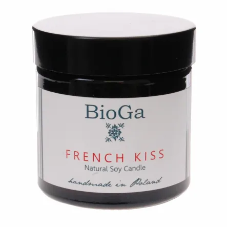 Świeczka FRENCH KISS 60 ml - BioGa- Świeca sojowa
