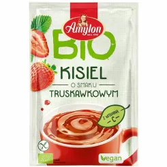 Kisiel o Smaku Truskawkowym Bezglutenowy BIO 30 g - Amylon