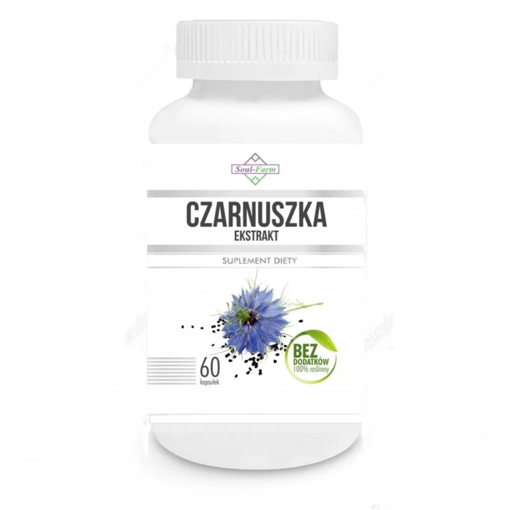 Czarnuszka Ekstrakt 550 Mg 60 Kapsułek - Soul Farm