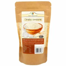 Otręby Owsiane Bezglutenowe 250 g - Pięć Przemian