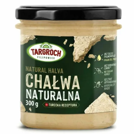 Chałwa Naturalna Bez Dodatku Cukru 300 g - Targroch