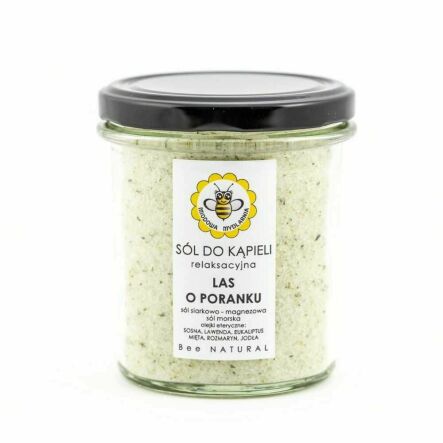 Sól do Kąpieli Relaksująca LAS O PORANKU 350 g - Miodowa Mydlarnia