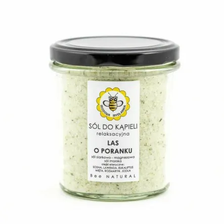 Sól do Kąpieli Relaksująca LAS O PORANKU 350 g - Miodowa Mydlarnia