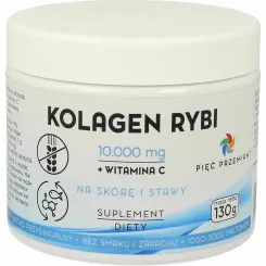 Kolagen Rybi + Witamina C 130 g - Pięć Przemian