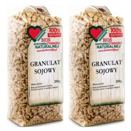 2 x Granulat Sojowy 200 g - Bjos