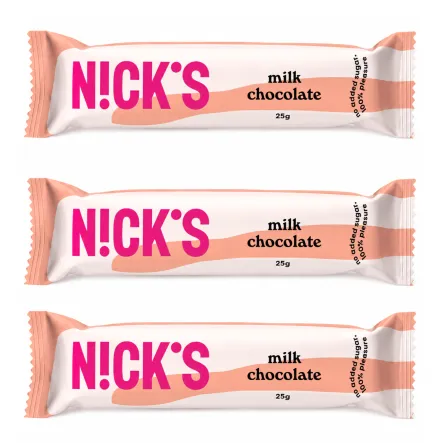 3 x Czekolada Mleczna 25 g - Nicks