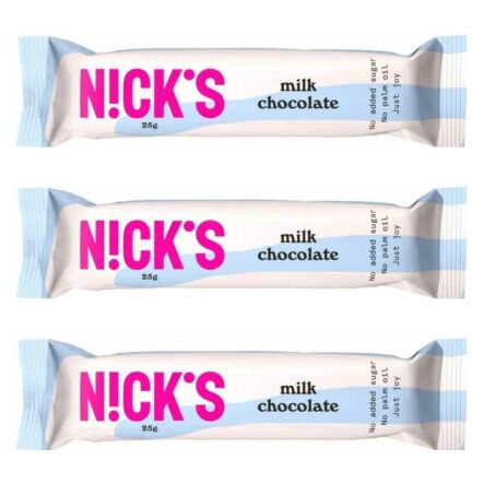 3 x Czekolada Mleczna 25 g - Nicks