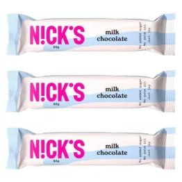 3 x Czekolada Mleczna 25 g - Nicks