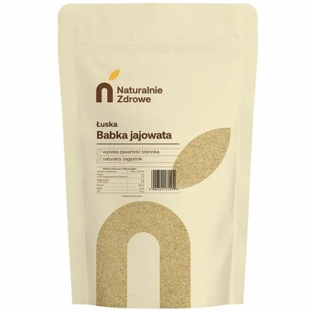 Łuska Babki Jajowatej 500 g - Naturalnie Zdrowe - Babka Jajowata Czysta Łuska