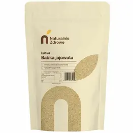Łuska Babki Jajowatej 500 g - Naturalnie Zdrowe - Babka Jajowata Czysta Łuska