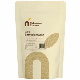Łuska Babki Jajowatej 500 g - Naturalnie Zdrowe - Babka Jajowata Czysta Łuska