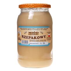 Miód Rzepakowy 1,2 kg Pasieka Sudnik
