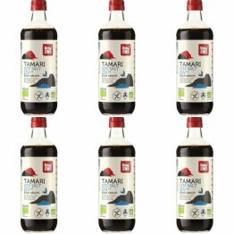 6 x Sos Sojowy Tamari 25% Mniej Soli Bezglutenowy Bio 500 ml - Lima