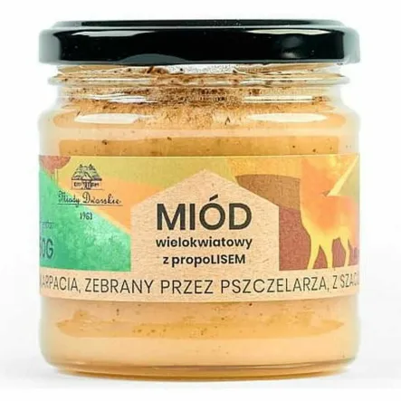 Miód z Propolisem 250 g - Miody Dworskie