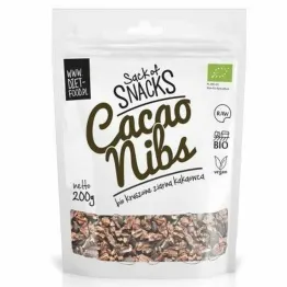 Kakaowiec Ziarna Kruszone BIO 200 g - Diet-Food