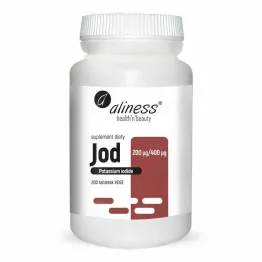 Jod (Jodek Potasu) 200 µg/400 µg 200 Tabletek - Aliness