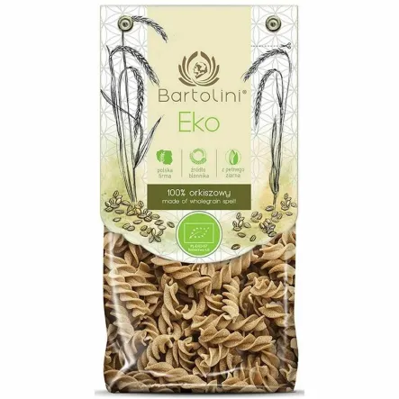 Makaron Orkiszowy Razowy Świderki Bio 250 g - Bartolini