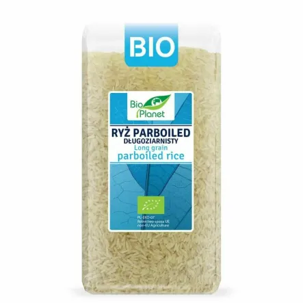 Ryż Paraboliczny Długoziarnisty Bio 500 g - Bio Planet