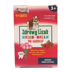 Zdrowy Lizak Mniam Mniam na Gardło 30 g (4+1 Sztuk) - Starpharma