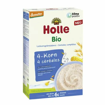 Kaszka 4 Zboża Bez Dodatku Cukru Bio Demeter 250 g - Holle