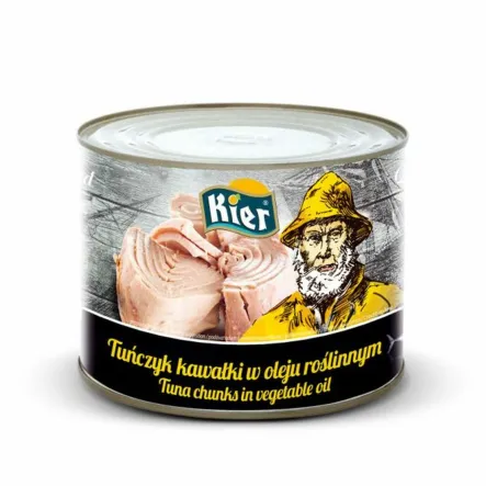 Tuńczyk Kawałki w Oleju 1715 g/1260 g - Kier