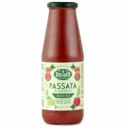Przecier Pomidorowy Passata z Bazylią Bio 680 g - La Bio Idea