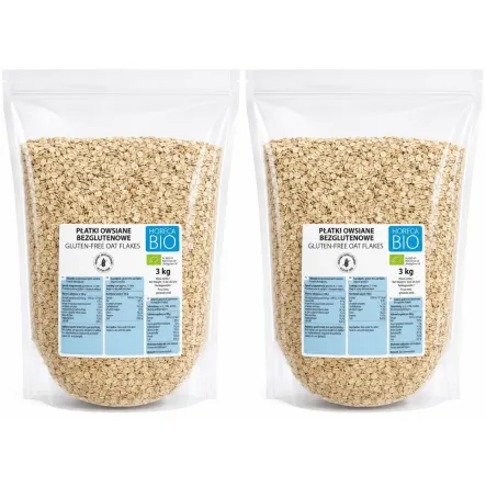 2 x Płatki Owsiane Bezglutenowe Bio 3 kg - Horeca