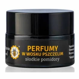 Perfumy w Wosku Pszczelim Słodkie Pomidory 15 g - Miodowa Mydlarnia
