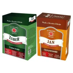 Zuber - Karton 3 l - Woda Lecznicza - Krynica + Woda Lecznicza w Kartonie Jan Oczyszczenie 3 l - Krynica