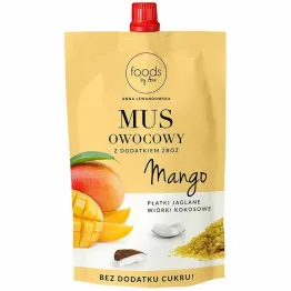 Mus Owocowy Mango, Płatki Jaglane, Wiórki Kokosowe 100 g - Foods by Ann