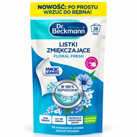 Listki Zmiękczające do Prania Floral Fresh 14 Sztuk - Dr. Beckmann