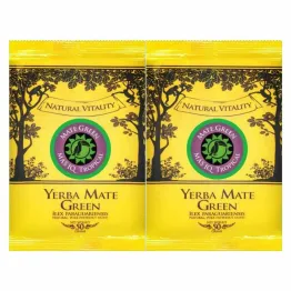 2 x Yerba Mate Green MAS IQ Tropical 50 g